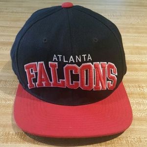 Atlanta Falcons Snapback Block Lettering Mitchell